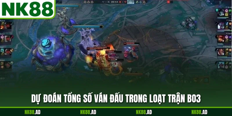 Dự đoán tổng số ván đấu trong loạt trận Bo3