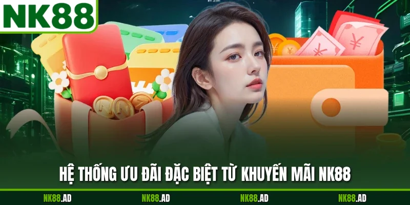 Hệ thống ưu đãi đặc biệt từ khuyến mãi NK88