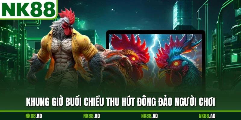 Khung giờ buổi chiều thu hút đông đảo người chơi