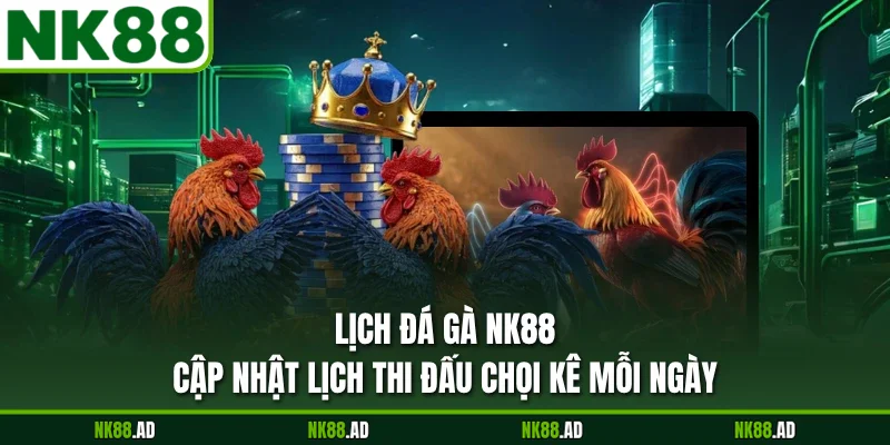 Lịch Đá Gà NK88 - Cập Nhật Lịch Thi Đấu Chọi Kê Mỗi Ngày