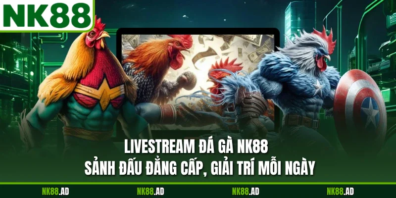 Livestream Đá Gà NK88 - Sảnh Đấu Đẳng Cấp, Giải Trí Mỗi Ngày